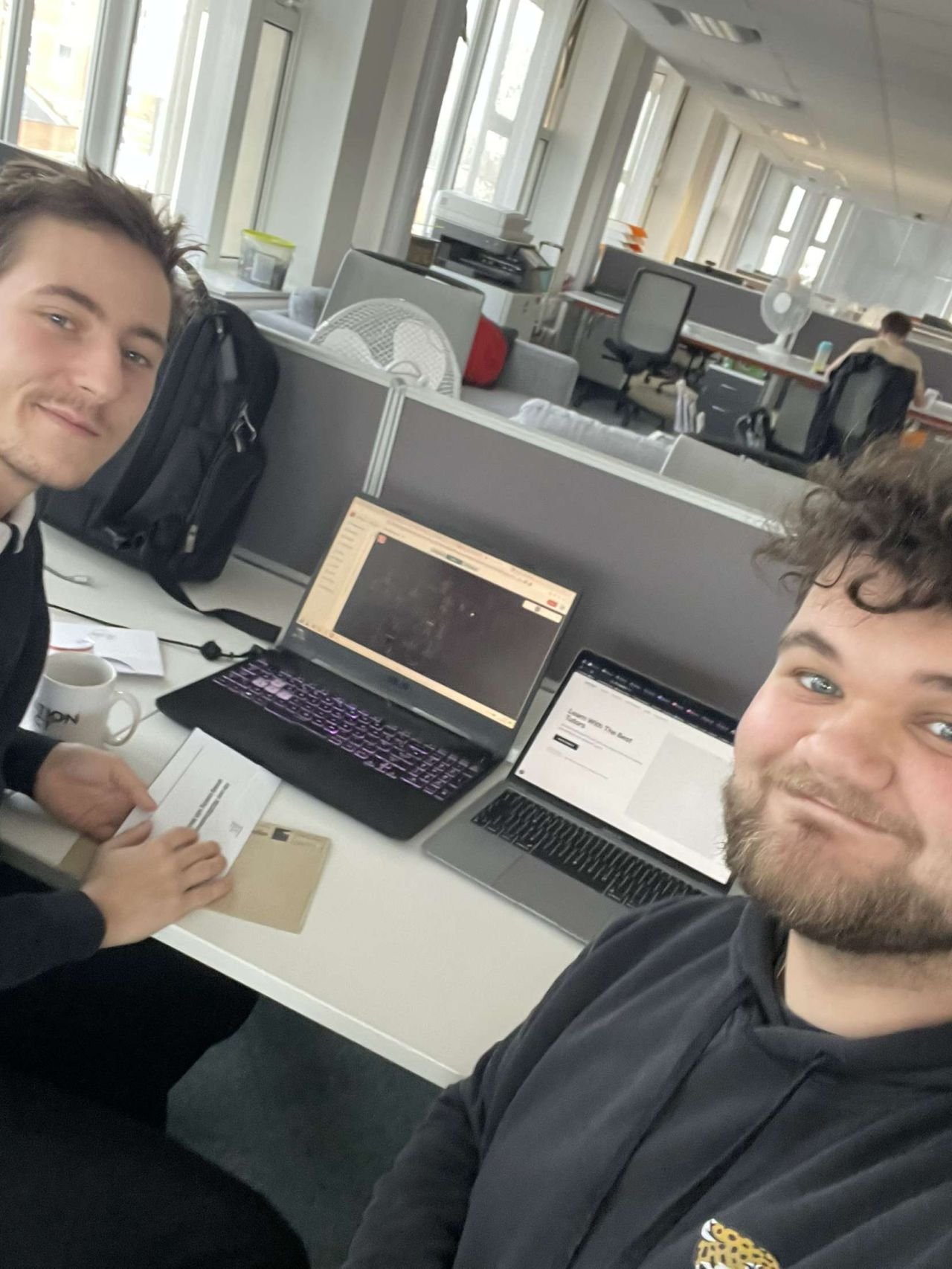 GoTutor founders Dylan Archer (left) and Ruben Tanner (right)